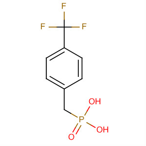 Structure of Phosphonic acid, [[4-(trifluoromethyl)phenyl]methyl]-