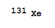 XENON (131XE, 99%+)结构式