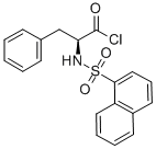 Structure of N-(1-NAPHTHALENESULFONYL)-L-PHENYLALANYL CHLORIDE