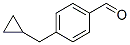 Structure of BENZALDEHYDE, 4-(CYCLOPROPYLMETHYL)-