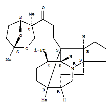 Structure of 23-[(1R,4R,5S)-1,4-Dimethyl-2,8-dioxabicyclo[3.2.1]oct-4-yl]daphnan-23-one