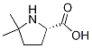 Structure of Proline, 5,5-dimethyl-