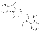 Structure of 1,1-DIETHYL-3,3,3,3-TETRAMETHYLINDOCARBOCYANINE IODIDE