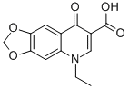Chemical structure of Oxolinic acid