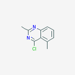 Structure of Quinazoline, 4-chloro-2,5-dimethyl-