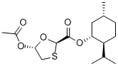 Structure of (2R,5R)-5-(Acetyloxy)-1,3-oxathiolane-2-carboxylic Acid (1R,2S,5R)-5-Methyl -2-(1-methylethyl)cyclohexyl Ester