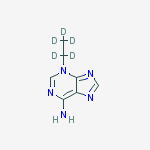 Structure of 3-ETHYL-D5-ADENINE
