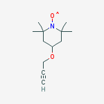 2,2,6,6-TETRAMETHYL-4-(2-PROPYNYLOXY)PIPERIDINE 1-OXYL FREE RADICAL结构式