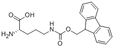 Structure of H-ORN(FMOC)-OH