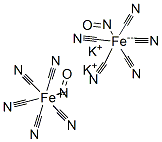 Structure of dipotassium pentacyanonitrosylferrate