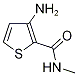 Structure of 2-Thiophenecarboxamide,3-amino-N-methyl-
