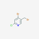 Structure of 4-Bromo-5-(bromomethyl)-2-chloropyridine