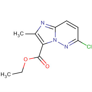 Structure of 6-Chloro-2-methylimidazo[1,2-b]pyridazine-3-carboxylic acid ethyl ester