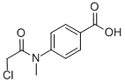 Structure of N-METHYL-4-(2-CHLOROACETAMIDO)BENZOIC ACID