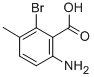 Structure of 2-AMINO-6-BROMO-5-METHYLBENZOIC ACID