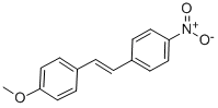 Structure of 4-METHOXY-4-NITROSTILBENE