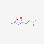 Structure of 2-(3-Methyl-1,2,4-oxadiazol-5-yl)ethan-1-amine