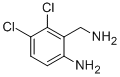 2-氨甲基-3,4-二氯苯胺结构式