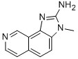 2-AMINO-3-METHYL-3H-IMIDAZO[4,5-H]ISOQUINOLINE结构式