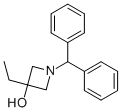 1-Benzhydryl-3-ethylazetidin-3-ol结构式