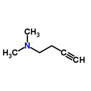 Structure of N,N-dimethylbut-3-yn-1-amine