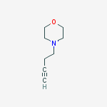 Structure of Morpholine, 4-(3-butynyl)-