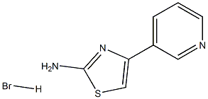 Structure of 4-(3-pyridinyl)-2-Thiazolamine hydrobromide (1:1)
