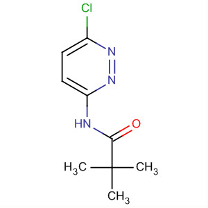 Structure of Propanamide, N-(6-chloro-3-pyridazinyl)-2,2-dimethyl-