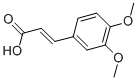 Structure of 3,4-DIMETHOXYCINNAMIC ACID
