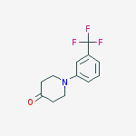 Structure of 1-[3-(trifluoromethyl)phenyl]-4-Piperidinone