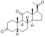 Structure of 5β-Pregna-3,11,20-trione