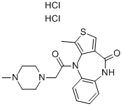 Structure of TELENZEPINE DIHYDROCHLORIDE