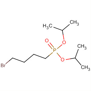 Structure of Phosphonic acid, (4-bromobutyl)-, bis(1-methylethyl) ester