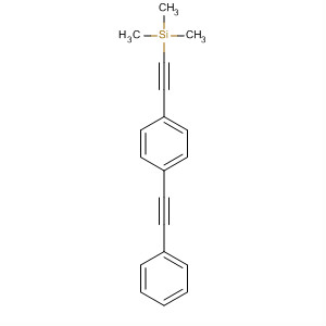 Structure of 4-phenylethynyl)phenylethynyl  triMethylsilane