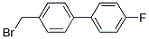 1-(bromomethyl)-4-(4-fluorophenyl)benzene结构式
