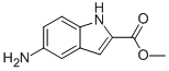 Structure of 5-AMINO-2-INDOLECARBOXYLIC ACID METHYL ESTER