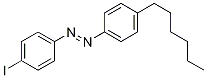 (E)-1-(4-Hexylphenyl)-2-(4-iodophenyl)diazene结构式