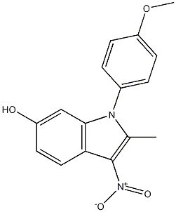 Structure of 1-(4-Methoxyphenyl)-2-methyl-3-nitro-1H-indol-6-ol