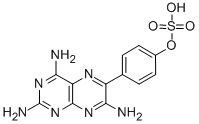 4-羟基-2,4,7-三氨基-6-苯基蝶啶磺酸钠盐结构式