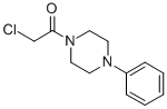 Structure of 2-CHLORO-1-(4-PHENYLPIPERAZINO)ETHAN-1-ONE