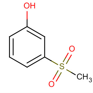 Structure of Phenol, 3-(methylsulfonyl)-