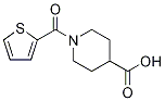 Structure of 1-(thiophene-2-carbonyl)piperidine-4-carboxylic acid