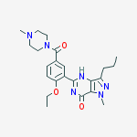Structure of Desmethyl Carbodefil