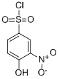 Structure of Benzenesulfonylchloride, 4-hydroxy-3-nitro-
