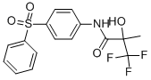 Structure of N-(4-PHENYLSULFONYLPHENYL)-3,3,3-TRIFLUORO-2-HYDROXY-2-METHYLPROPANAMIDE