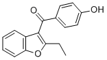Structure of Benzarone