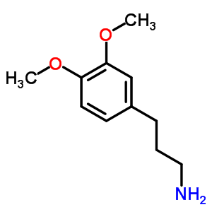 3,4-二甲氧基苯丙胺结构式