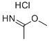 Structure of METHYL ACETIMIDATE HYDROCHLORIDE