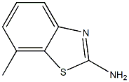 7-甲基苯并[D]噻唑-2-胺结构式