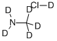 Structure of METHYLAMINE-D5 DEUTERIOCHLORIDE